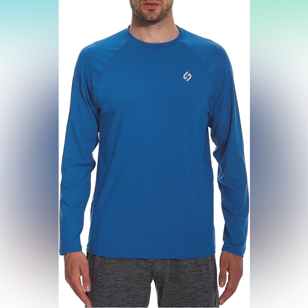 Hodo Sports Royal Blue Swim Shirts Long Sleeve Rashguard